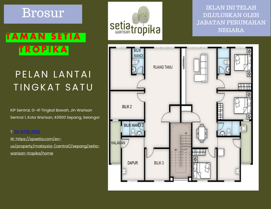 Taman Setia Tropika - Floor Plan - iProperty.com.my
