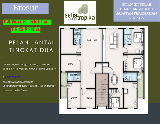 Taman Setia Tropika - Floor Plan - iProperty.com.my