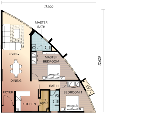 Chymes @ Gurney - Floor Plan - iProperty.com.my