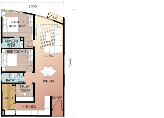 Chymes @ Gurney - Floor Plan - iProperty.com.my