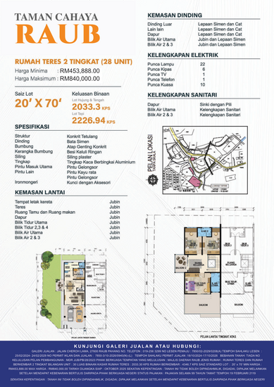 Taman Cahaya Raub - Floor Plan - iProperty.com.my