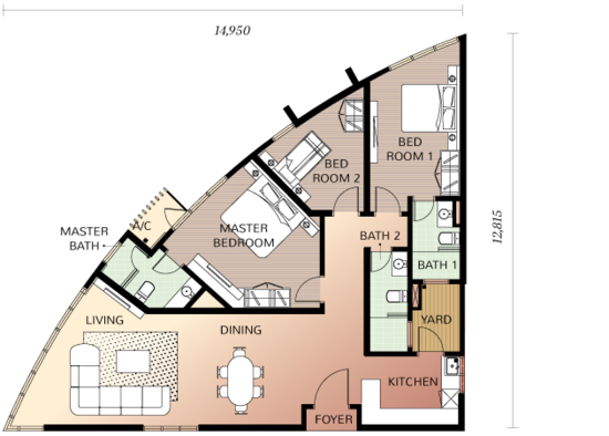 Chymes @ Gurney - Floor Plan - iProperty.com.my