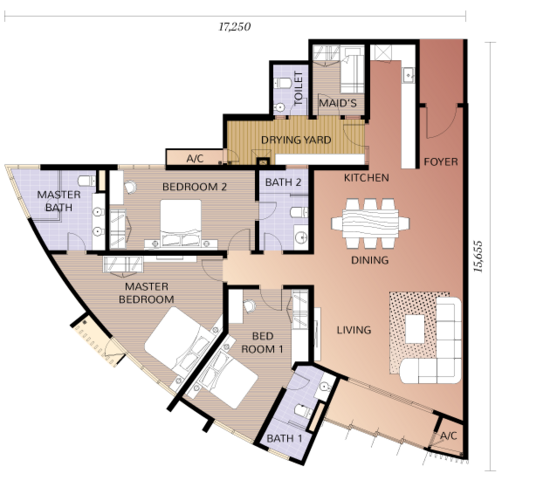 Chymes @ Gurney - Floor Plan - iProperty.com.my
