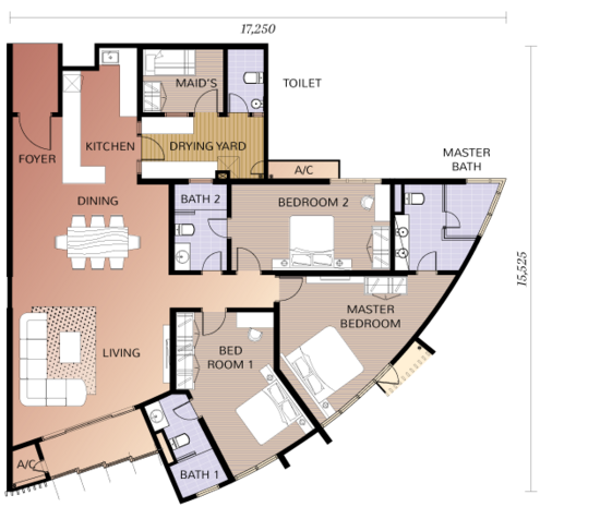 Chymes @ Gurney - Floor Plan - iProperty.com.my