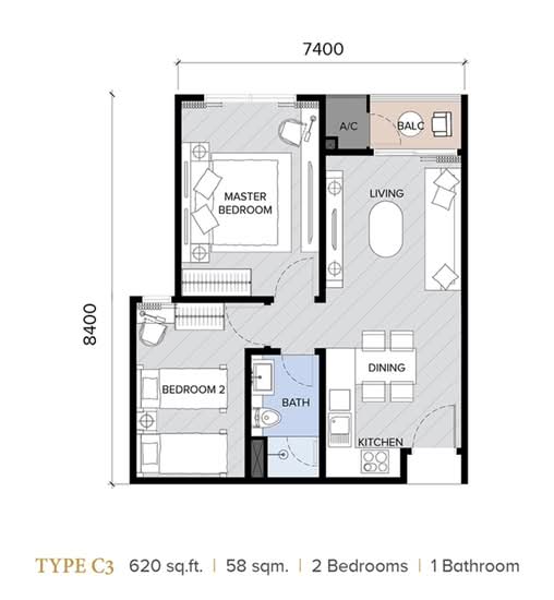 Grand Ion Majestic - Floor Plan - iProperty.com.my