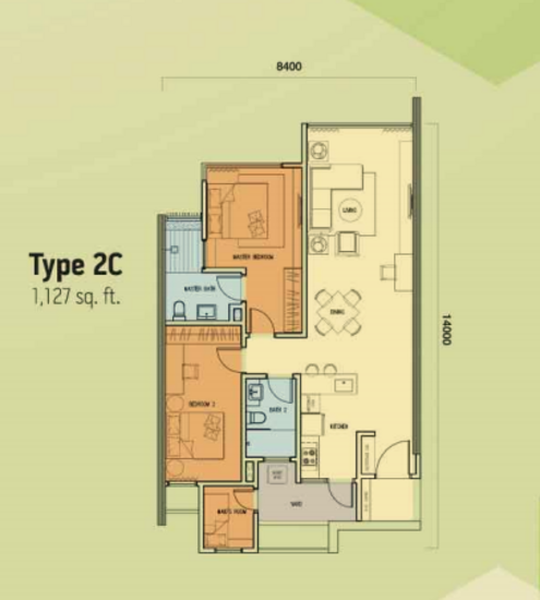Southkey Mosaic - Floor Plan - iProperty.com.my