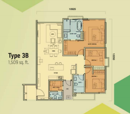 Southkey Mosaic - Floor Plan - iProperty.com.my