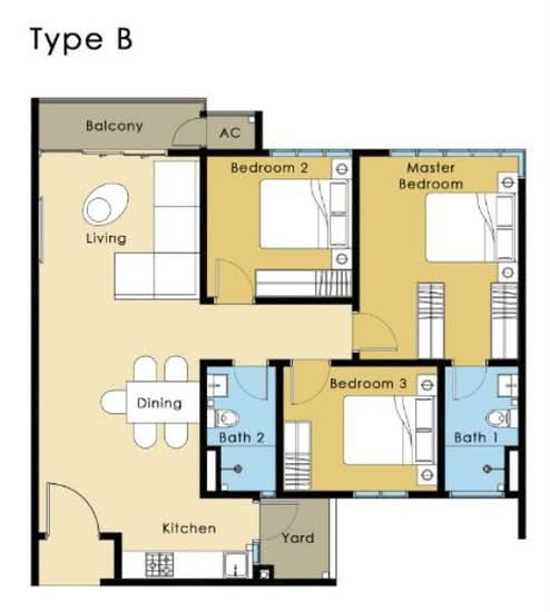 Twin Residences - Floor Plan - iProperty.com.my