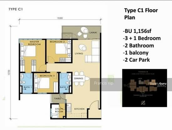 Twin Residences - Floor Plan - iProperty.com.my