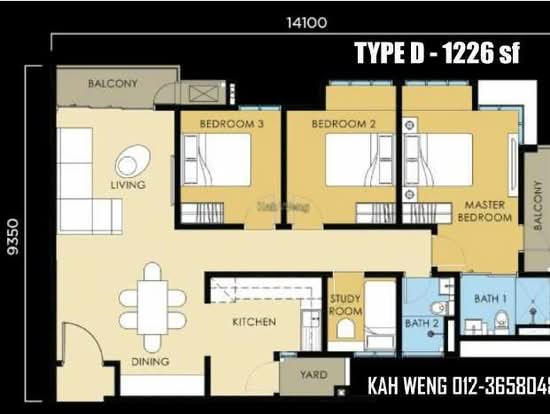 Twin Residences - Floor Plan - iProperty.com.my