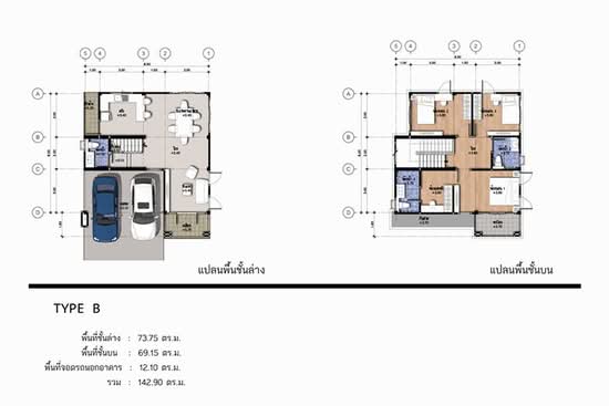 Tuscany Minburi - Pracharuamjai - Floor Plan