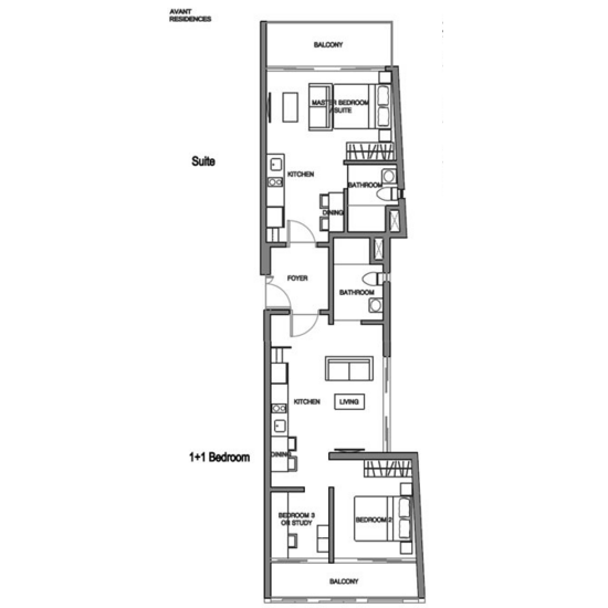 Avant Residences - Floor Plan