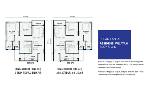 Residensi Sentral @ Putrajaya Presint 7 - Floor Plan - iProperty.com.my