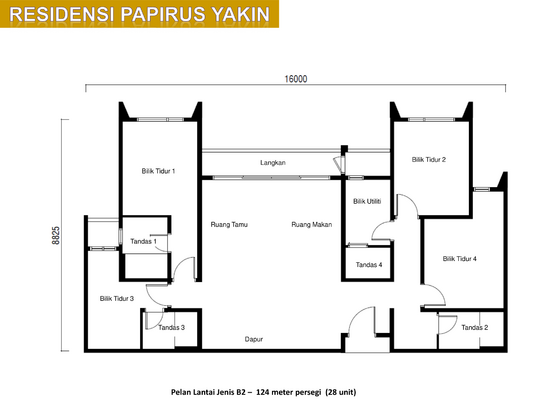 Residensi Papirus Yakin - Floor Plan - iProperty.com.my