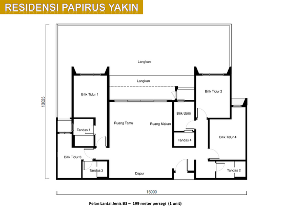 Residensi Papirus Yakin - Floor Plan - iProperty.com.my