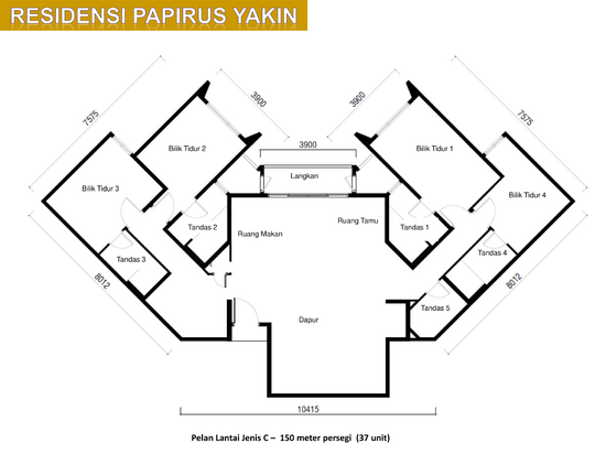 Residensi Papirus Yakin - Floor Plan - iProperty.com.my