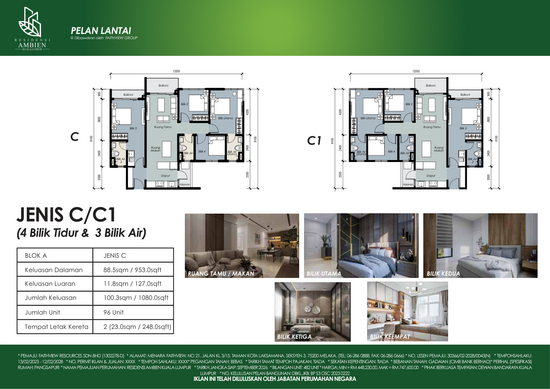 Residensi Ambien - Floor Plan - iProperty.com.my
