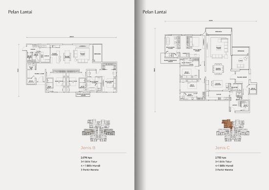 Residensi Minh Mont'kiara - Floor Plan - iProperty.com.my