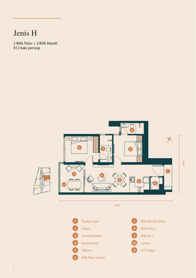 Skylon Residensi - Floor Plan - iProperty.com.my