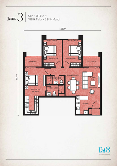 Residensi Estetik 8 (Est8) - Floor Plan - iProperty.com.my