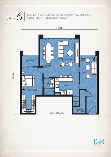 Residensi Estetik 8 (Est8) - Floor Plan - iProperty.com.my