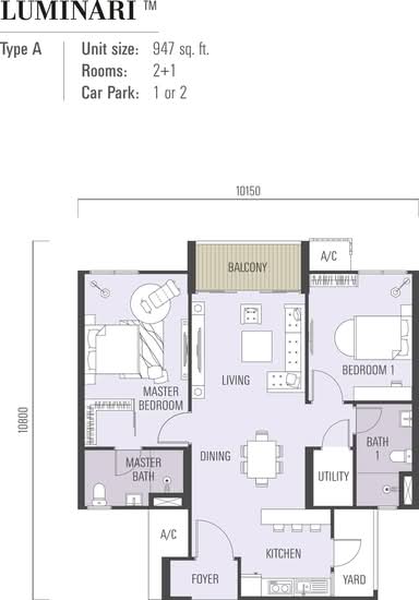 Luminari - Floor Plan - iProperty.com.my