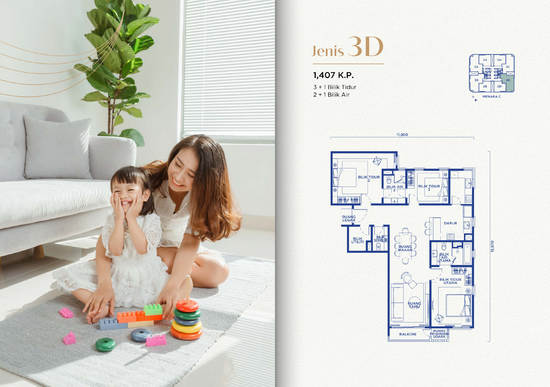 Taman Bukit Bangsar - Floor Plan - iProperty.com.my