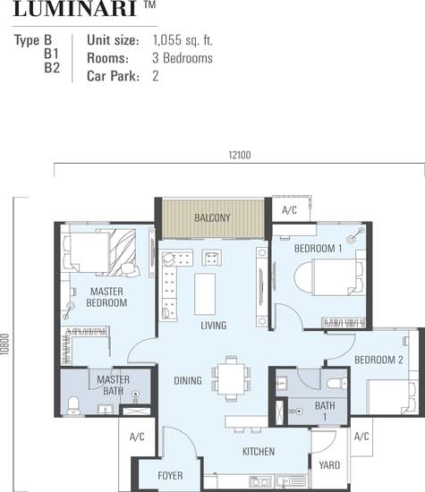 Luminari - Floor Plan - iProperty.com.my