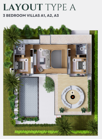 Sinara Pool Villas - Floor Plan