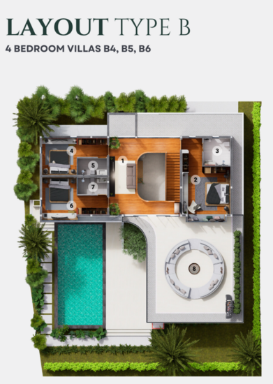 Sinara Pool Villas - Floor Plan
