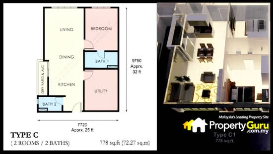 The Edge Residence - Floor Plan - iProperty.com.my