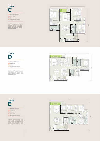 Pangsapuri Berkeley Avenue (b) - Floor Plan - iProperty.com.my