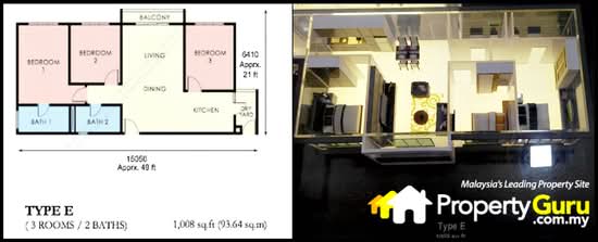 The Edge Residence - Floor Plan - iProperty.com.my