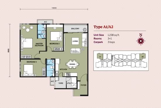 Emira Residence - Floor Plan - iProperty.com.my