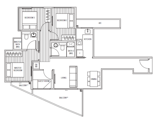 Harbour View Gardens - Floor Plan