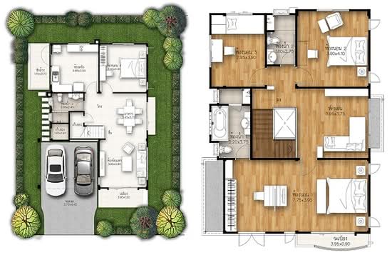 Supalai Prima Villa Phaholyothin 50 : ศุภาลัย พรีมา วิลล่า พหลโยธิน 50 - Floor Plan