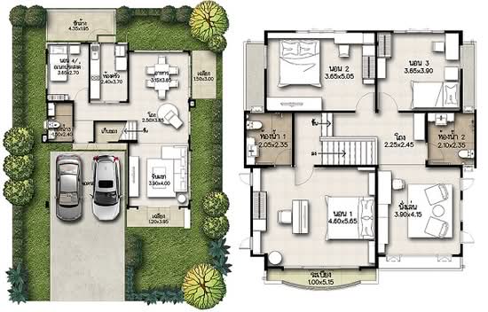 Supalai Prima Villa Phaholyothin 50 : ศุภาลัย พรีมา วิลล่า พหลโยธิน 50 - Floor Plan