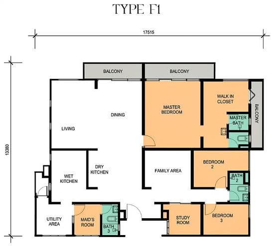 Epic Residence - Floor Plan - iProperty.com.my