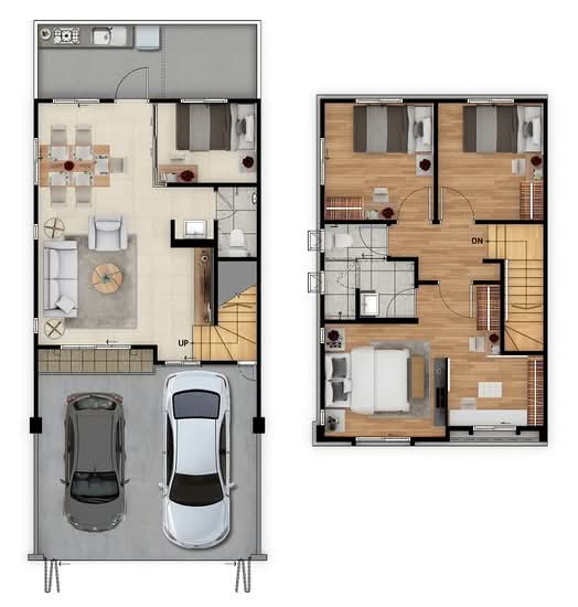 Pruksa Ville 106 Rangsit-Klong 2 - Floor Plan