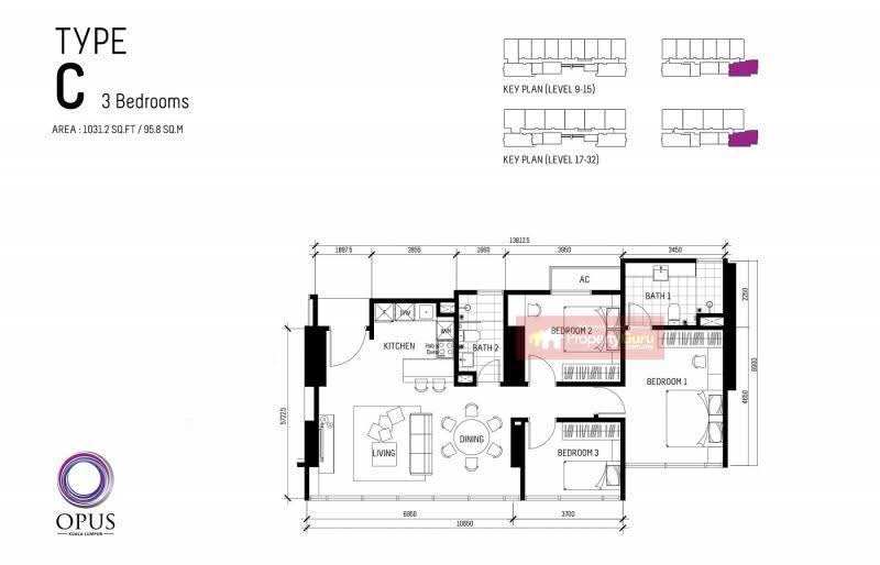 Service Residence for Sale at Opus KL - Rashidah Juremi - PropertyGuru.com.my