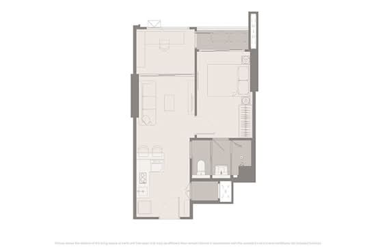 Rhythm Charoennakhon Iconic : ริธึ่ม เจริญนคร ไอคอนิค - Floor Plan