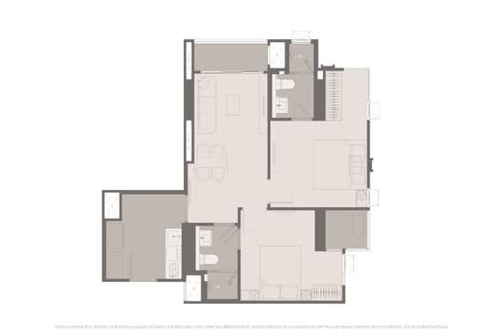 Rhythm Charoennakhon Iconic : ริธึ่ม เจริญนคร ไอคอนิค - Floor Plan