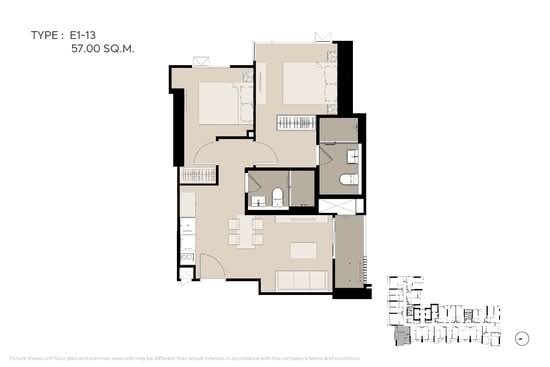 Life Phahon-Ladprao - Floor Plan