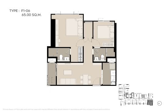 Life Phahon-Ladprao - Floor Plan