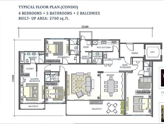 Laguna Heights (Bukit Laguna) - Floor Plan - iProperty.com.my