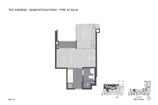 The Address Siam-Ratchathewi : ดิ แอดเดรส สยาม-ราชเทวี - Floor Plan
