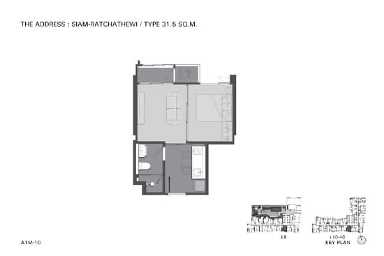 The Address Siam-Ratchathewi : ดิ แอดเดรส สยาม-ราชเทวี - Floor Plan