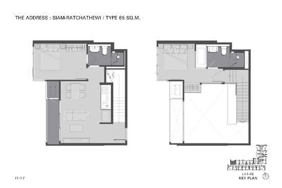 The Address Siam-Ratchathewi : ดิ แอดเดรส สยาม-ราชเทวี - Floor Plan