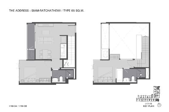 The Address Siam-Ratchathewi : ดิ แอดเดรส สยาม-ราชเทวี - Floor Plan