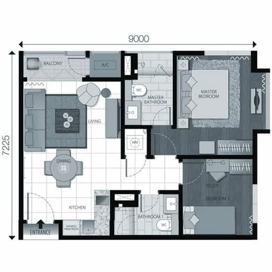 Tribeca - Floor Plan - iProperty.com.my